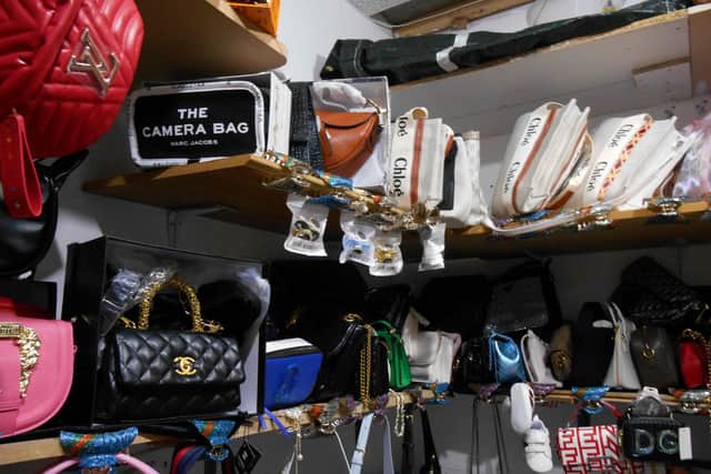 Lincolnshire Trading Standards uncovered counterfeit designer goods with a potential value of more than £1.25 million.