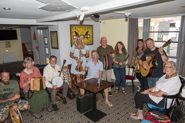 Musicians at the Thank Folk for the Ivy Festival. Photo: Holly Parkinson