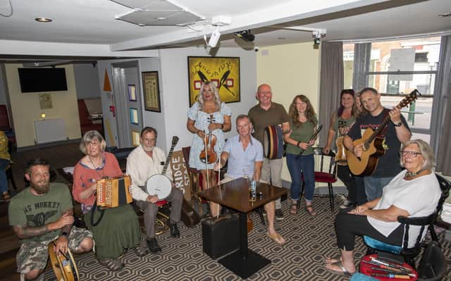 Musicians at the Thank Folk for the Ivy Festival. Photo: Holly Parkinson