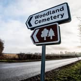 Horncastle woodland cemetery is situated off the B1183.