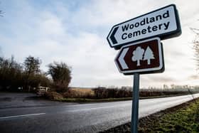 Horncastle woodland cemetery is situated off the B1183.