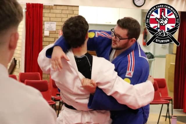 Sturton Judo Club welcomed Paralympian and European Silver Medallist Jack Hodgson to the club to see their new safety mats