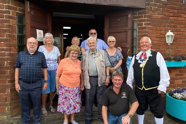 The opening of Trusthorpe village hall in August 2022.