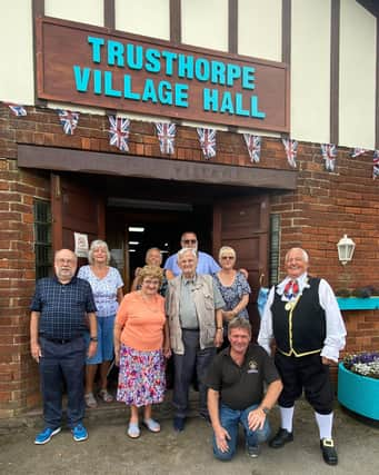 The opening of Trusthorpe village hall in August 2022.