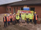 Representatives from LCHS, NHS Property Services and Lindum Group LTD