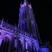 Louth Rotary light up the town purple.