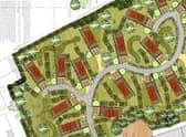 A plan of how the site could look.