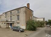 The former Douglas Electronics Industry building on Eastfield Road.