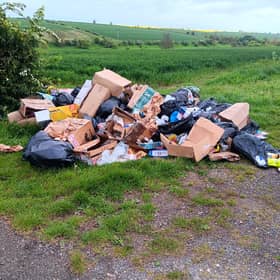 Residents risk a £600 fine if their waste is found to have been illegally dumped