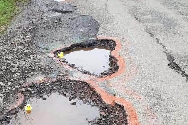 An extra £5 million is to be spent on the county's roads