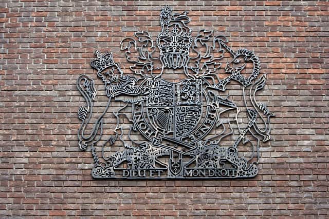 Sign outside Chelmsford Crown Court, in Essex.