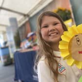 Sunflower making for Ukraine on the NKDC stand at the recent Heckington Show.