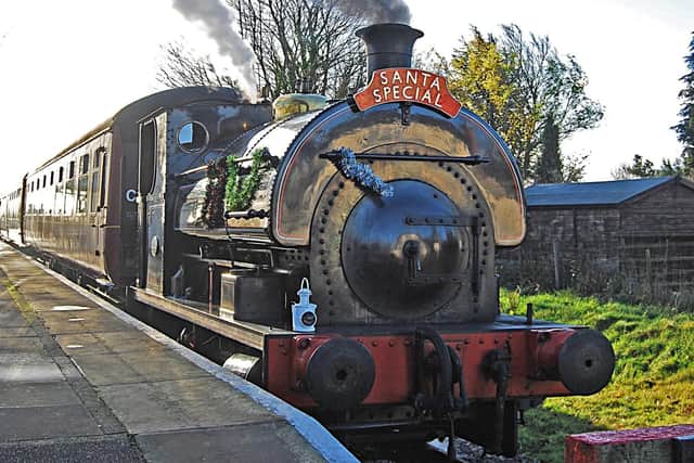 One of the Santa Specials that the Lincolnshire Wolds Railway ran over Christmas for families. (PHOTO BY: Lincolnshire Wolds Railway)