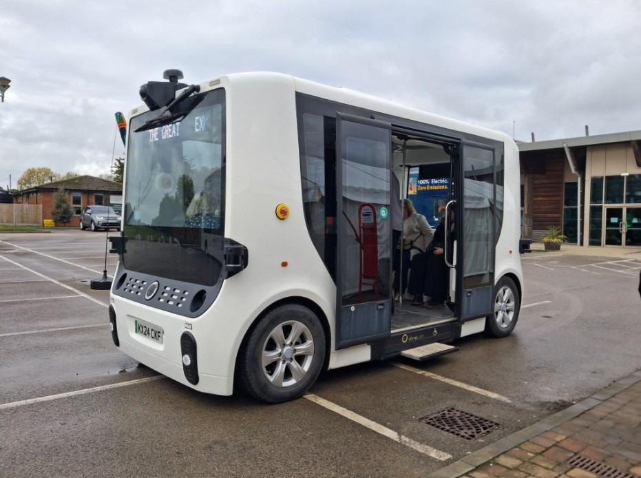 Reporter takes a ride on a driverless bus that could be running across Lincolnshire