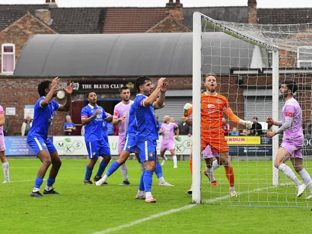 Trinity waste a glorious late chance to secure a share of the spoils against Lancaster. Photo by Bryan Pye (@bry_pyesport)