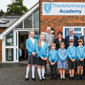 Celebrations at Theddlethorpe Academy as they receive a Good Ofsted inspection. Photo by Jon Corken