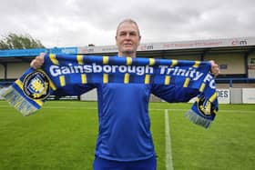 Russ Wilcox is the new Gainsborough Trinity boss. Photo: GTFC.