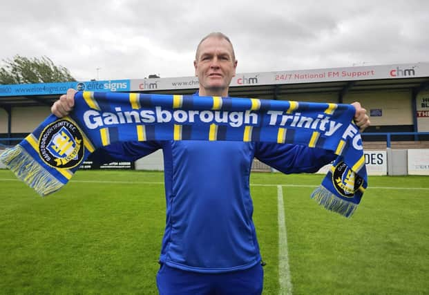 Russ Wilcox is the new Gainsborough Trinity boss. Photo: GTFC.