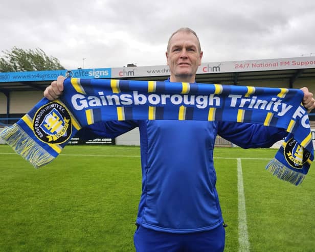Russ Wilcox is the new Gainsborough Trinity boss. Photo: GTFC.