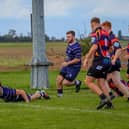 Boston go over for a try.