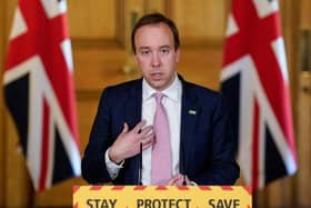 Health Secretary Matt Hancock