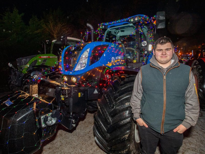 Tom Stanfield from Louth with his Holland T7 270 .