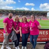 United Lincolnshire Hospitals Charity colleagues volunteering at a bucket collection.