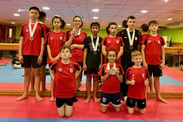 Gainsborough Scorpion representatives at the British Championships in Sheffield.