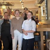 Members of The White Hart team, pictured (from left) Esti Marsden, Matthew Russell, Karina Pradjko, Pat Marston, Ilona Durward, general manager Laura Tunnard, Sally Wilkins, Mickey Dlugosz, Christine Reeson, and Amy-Li Farr.