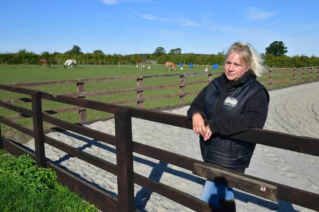 Equine trainer Nicola Parkin fears her whole livelihood will be lost.