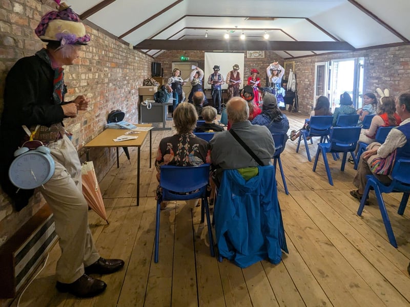 The Full Fathom Five performing Sea shanty and Alice Songs