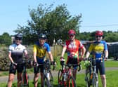 Maxine Downes, Trevor Halstead, Barry Markham and Geoff Garner in Glentworth.