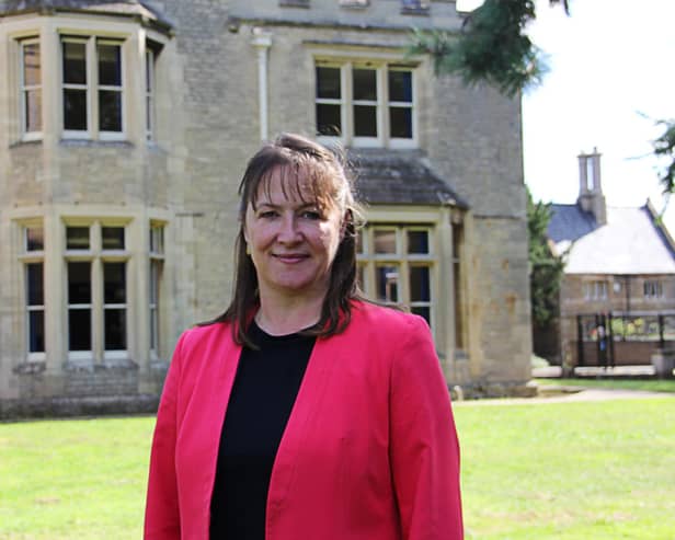 Principal of St George's Academy, Sleaford - Laranya Caslin.