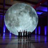 Museum of the Moon is on show at the Embassy Theatre in Skegness.