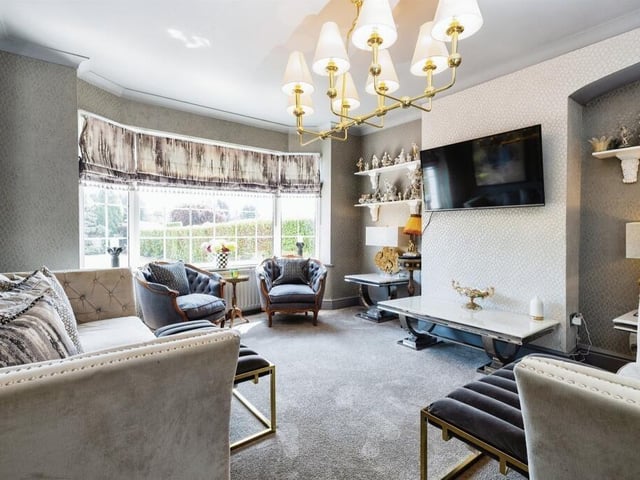 The living room.