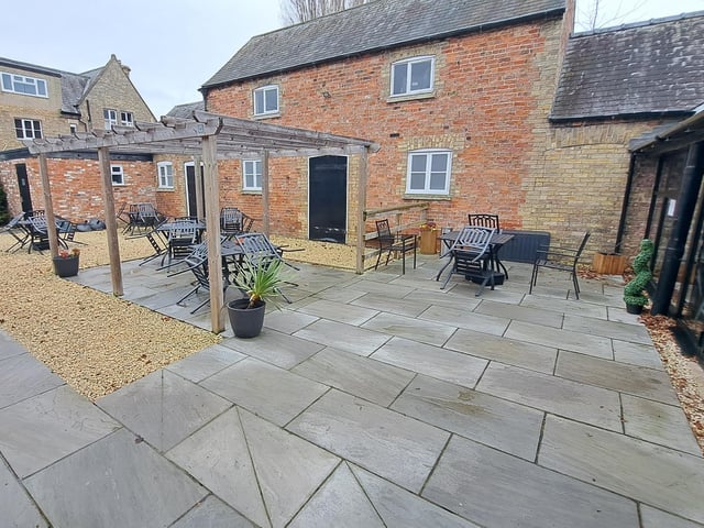 A further view of the courtyard area.