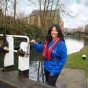 Ranvir Singh volunteering for the Canal & River Trust as the charity calls for more people to get involved