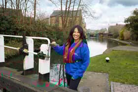 Ranvir Singh volunteering for the Canal & River Trust as the charity calls for more people to get involved