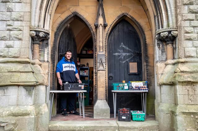 Garron Edwards, Caretaker and Louth Food bank runner.