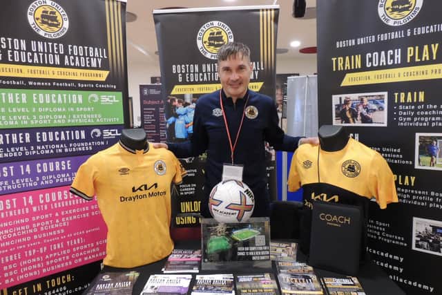 Jamie Laurence of Boston United Football and Education Academy.