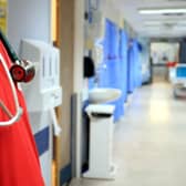 A ward at the Royal Liverpool University Hospital, Liverpool.