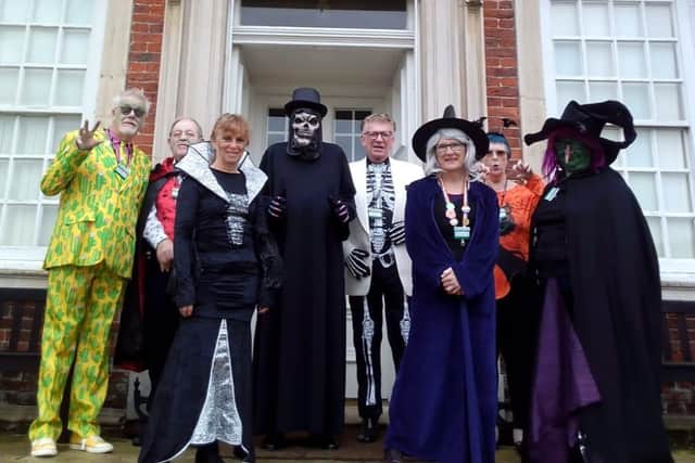 There have been ghostly goings on at Gunby Hall this Halloween.