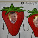 Hugo Fenwick, 6, and Hermione Fenwick, 2, of Alford