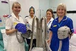 Members of the team from the Chemotherapy Suite at Pilgrim Hospital.