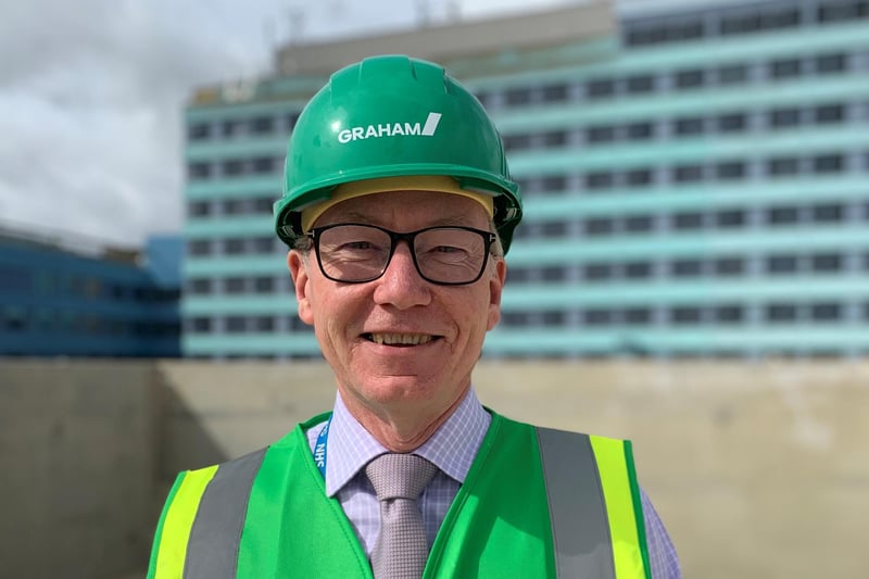 Andrew Morgan, Lincolnshire Community and Hospitals NHS Group chief executive, on site.