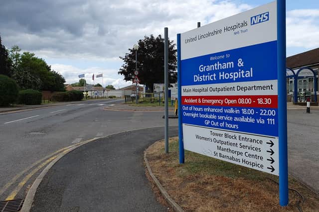 Grantham and District Hospital.