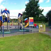 The children's play area at Prospect Street Park in Horncastle. (PHOTO BY: Horncastle Town Council)