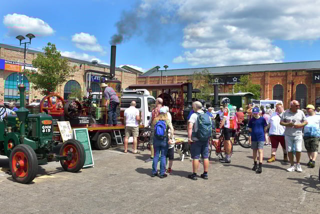 The event pulled in the crowds to Marshall's Yard