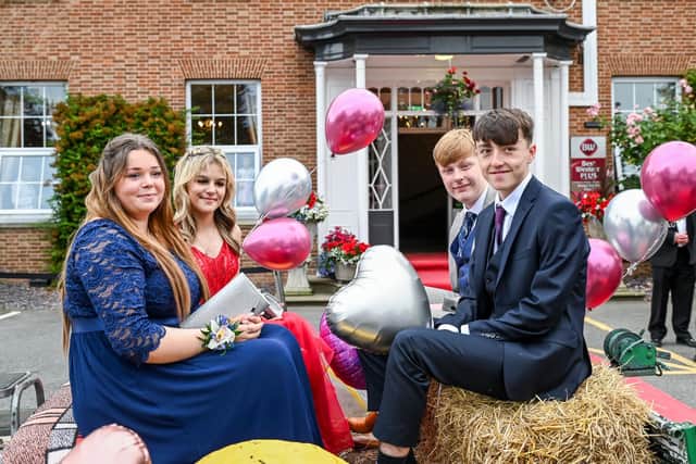 Louth Academy Prom students.