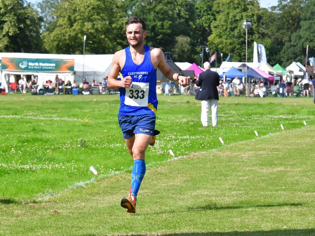 10 mile road race. 3rd finisher